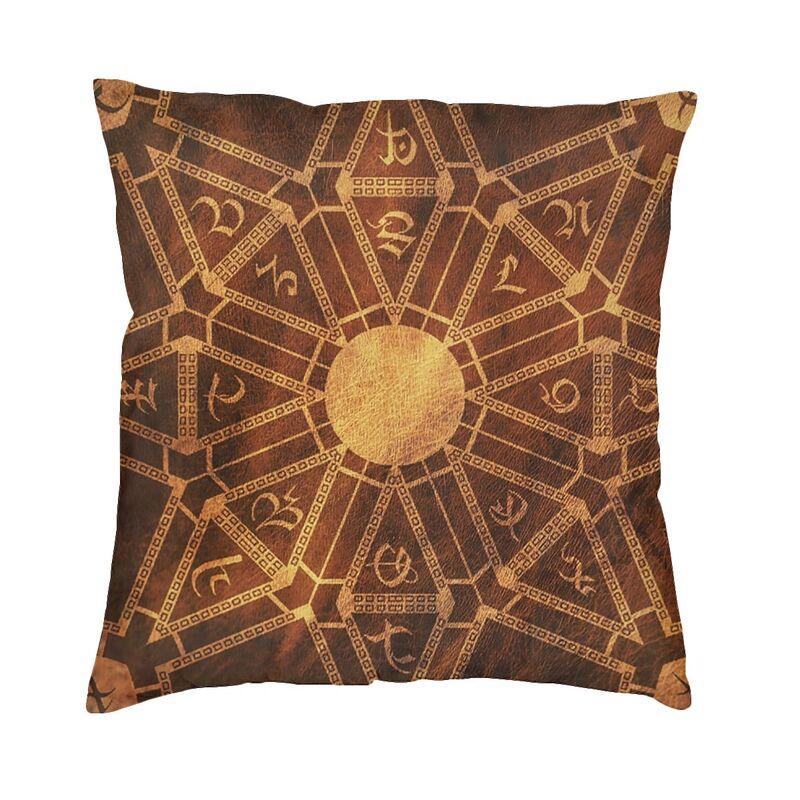 Hellraiser Pinhead Halloween Horror Movie Cushion Covers xcm Polyester Pillow Case for Sofa Square Pillowcase Decoration