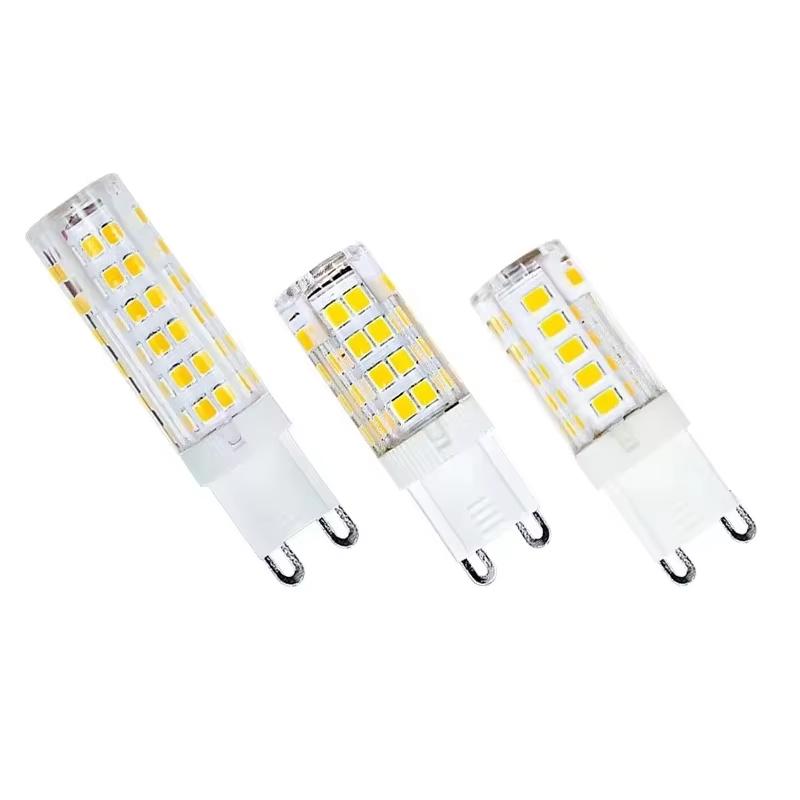 

5Pcs Brightest G9 LED Lamp AC220V 3W 5W 9W Ceramic SMD2835 LED Bulb Warm/Cool White Spotlight Replace Halogen Light Wholesale 5Pcs
