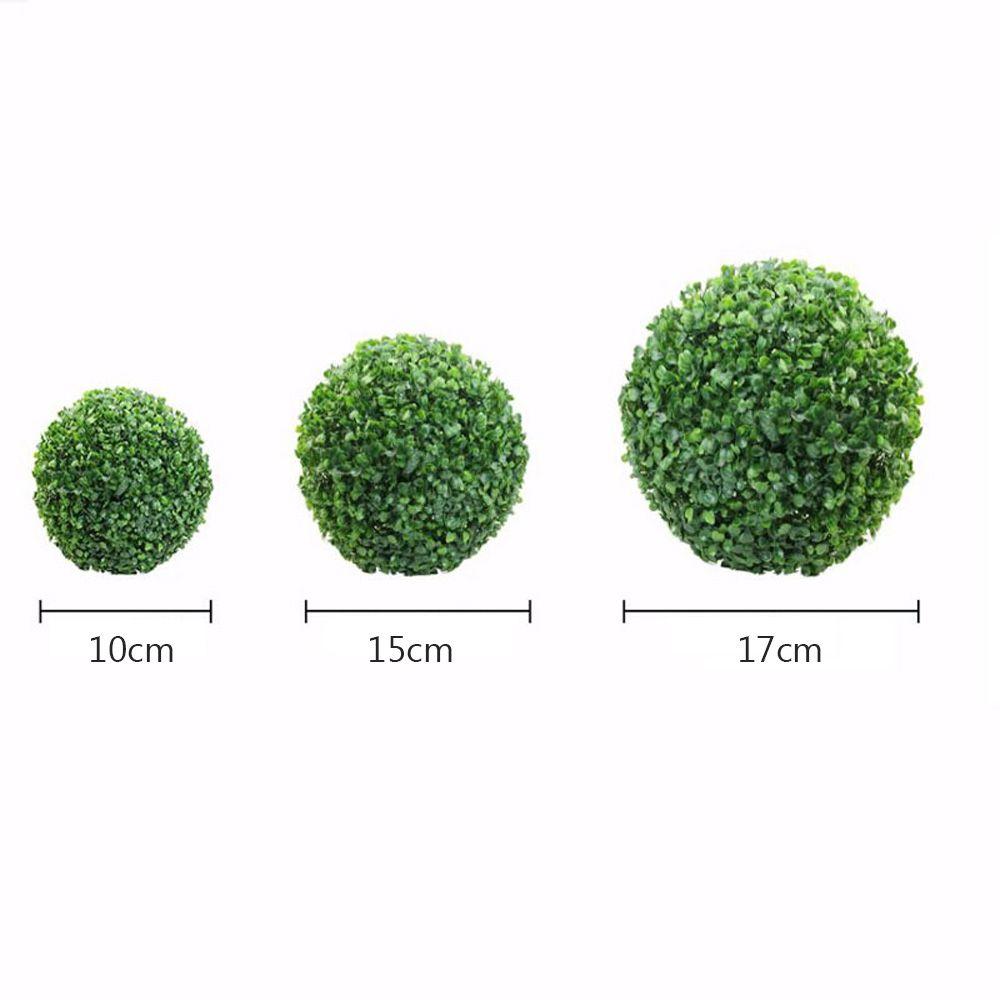 Plastic Indoor Outdoor Hotel Wedding Home Leave Ball Grass Ball Garden Decoration Artificial Plant
