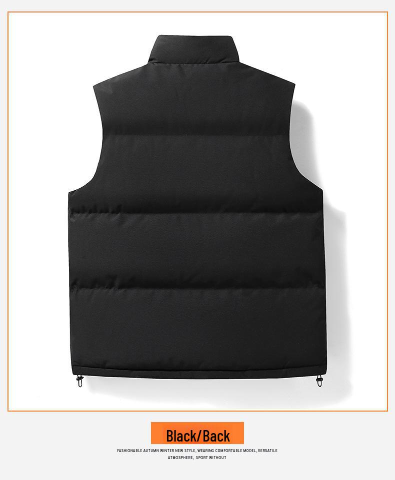 Men's Plus Size Autumn/Winter Casual Down Cotton Vest