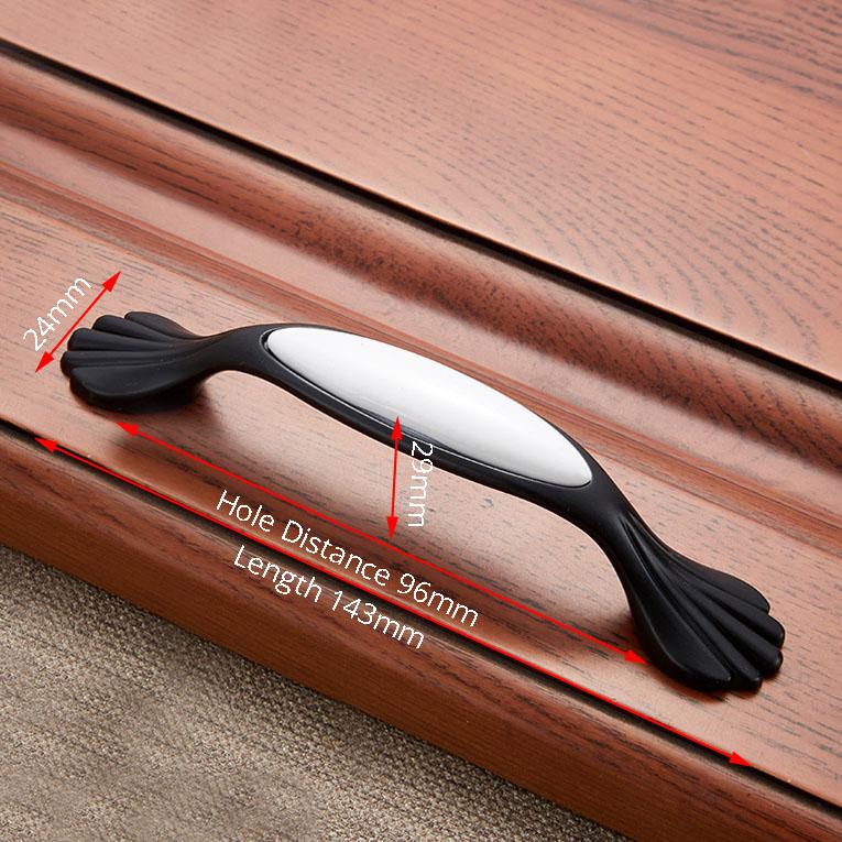 

NAIERDI European Ceramic Bronze Gold Cabinet Handles Drawer Knobs Zinc Alloy Wardrobe Door Handles Pulls Furniture Handle