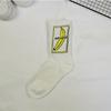 Men's street trend mid tube socks, women's moon cactus, banana sweat absorbing and odor resistant sock