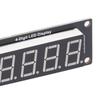 LED Display LED Segment Digital Display Pack of TM1637 Module, 4-Digit 7-Segment Module, 4, (MRA172A Red)