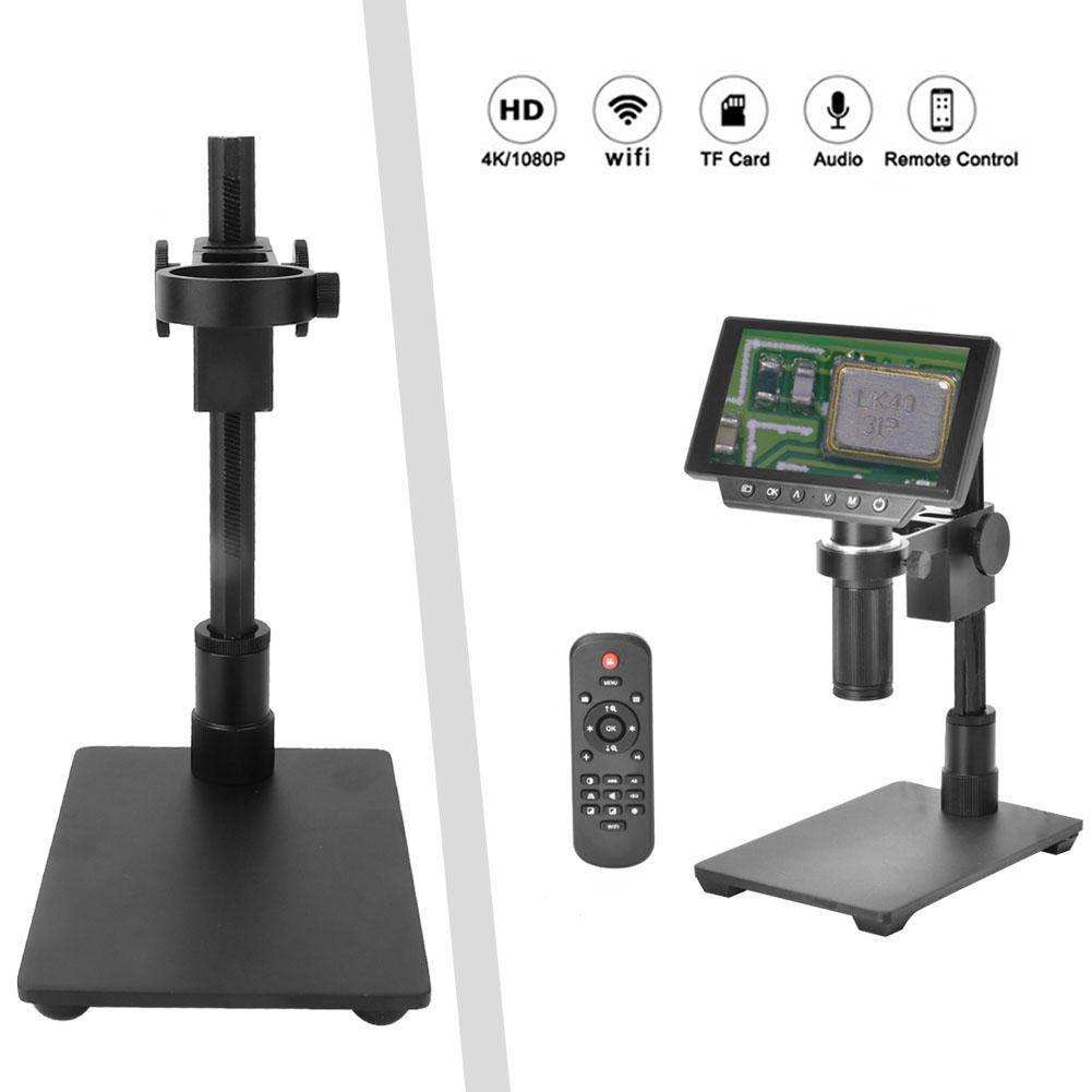 Industrial Microscope Arm Holder Portable Aluminum Alloy Support Mini Table Frame