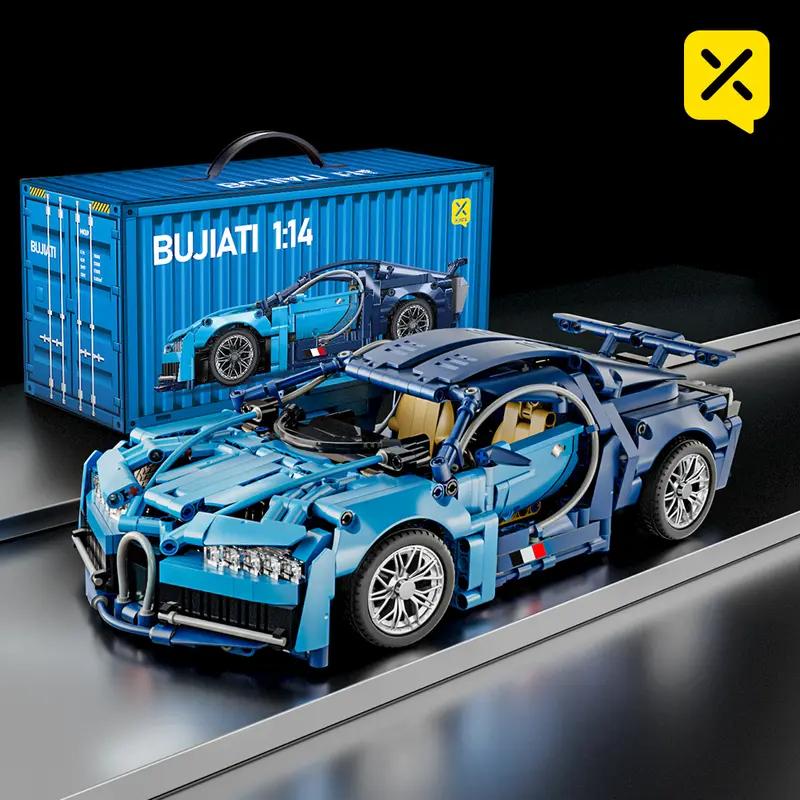 ToylinX Blocuri Tehnice de Construcție Mașină de Curse Sport Viteză Model Vehicul Oraș Mecanic Super Cărămizi Jucării Puzzle Cadou pentru Adulți
