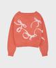 FALLETT Flowing Ribbon Knit Pink