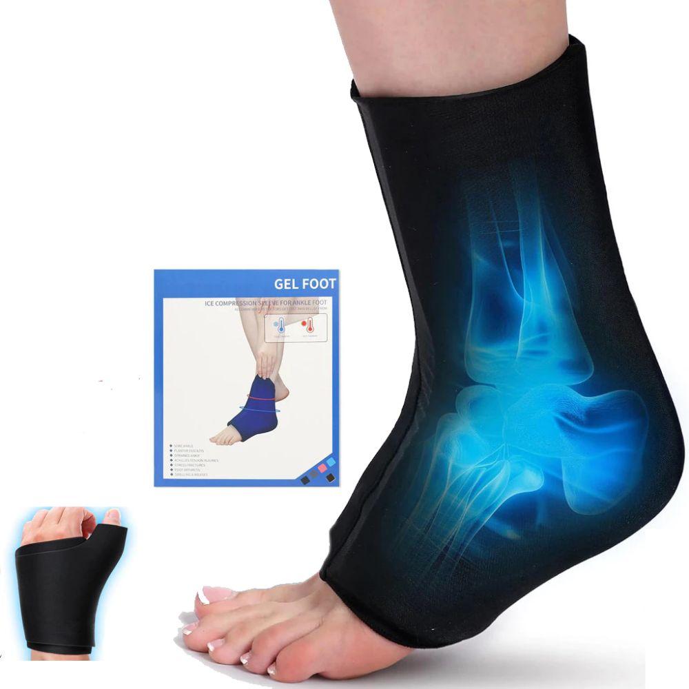 Cooling Solid Gel Ankle Finger Cot Ice Pack Wrist Brace One Size Fits All Gel Ice Ankle  Office