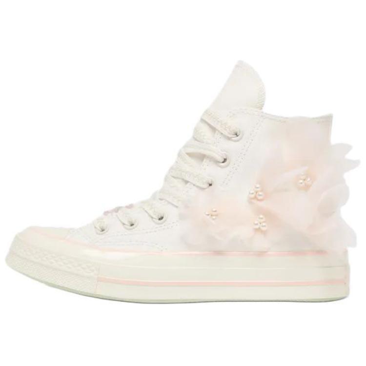 (WMNS) Converse CHUCK 70 Hi White Pink Women s A13851C EU 35