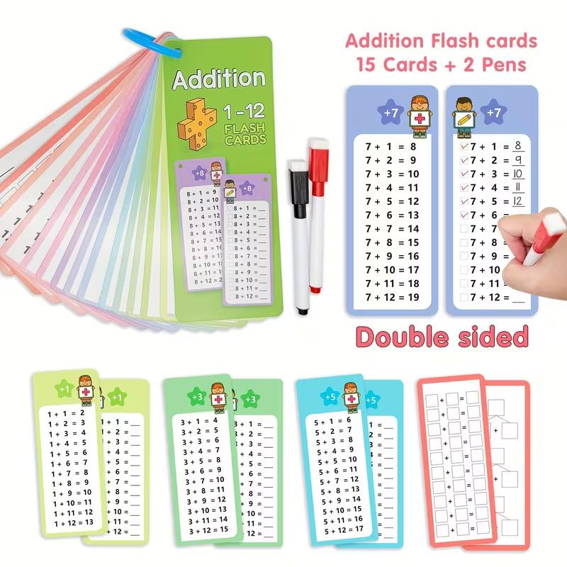 Cards, 0-12 Multiplication Charts, Times Table Self Check Math Learning Tool, Montessori Mathematical Training, Teaching Aids