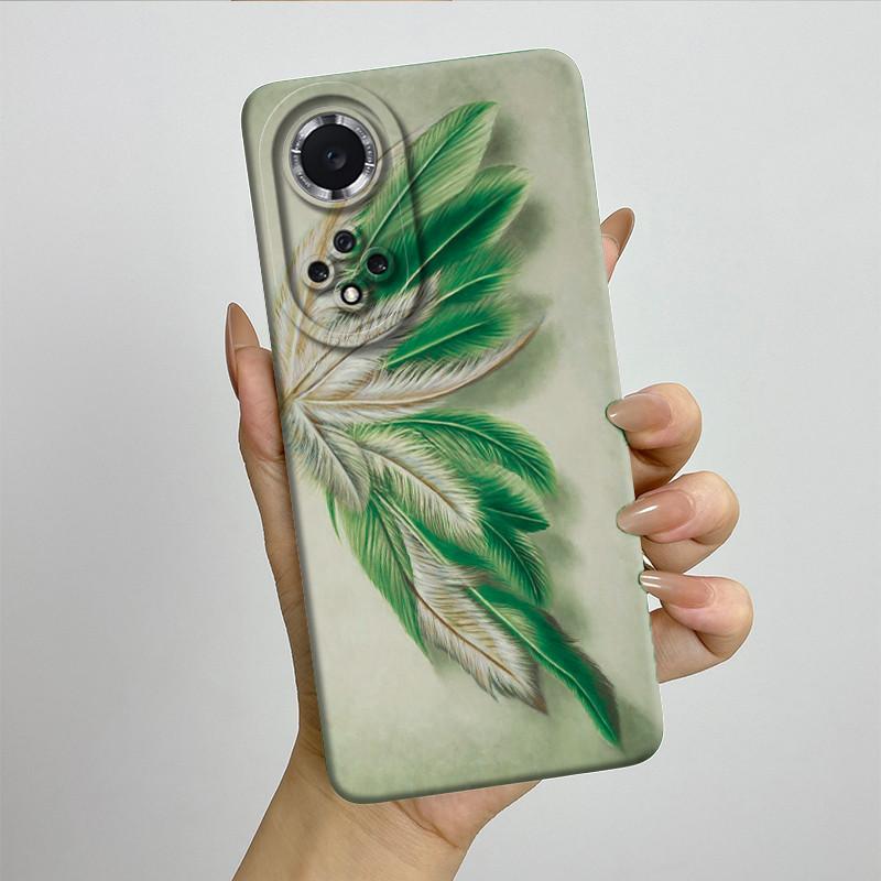 For Huawei Nova 9 / Honor 50 Phone Case NAM-LX9 NTH-NX9 Soft Silicone Sweet Painted Protective Back Cover Cute Printed Casing