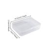 10pcs Transparent Plastic Boxes Playing Cards Container Storage Case Packing Poker Game Card Box Board Games Card Organizer Box
