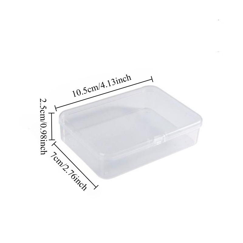 10pcs Transparent Plastic Boxes Playing Cards Container Storage Case Packing Poker Game Card Box Board Games Card Organizer Box
