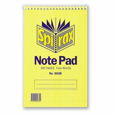 Spirax Kort Hand Top Opening Notitieboek 10 stuks (300 pagina's)
