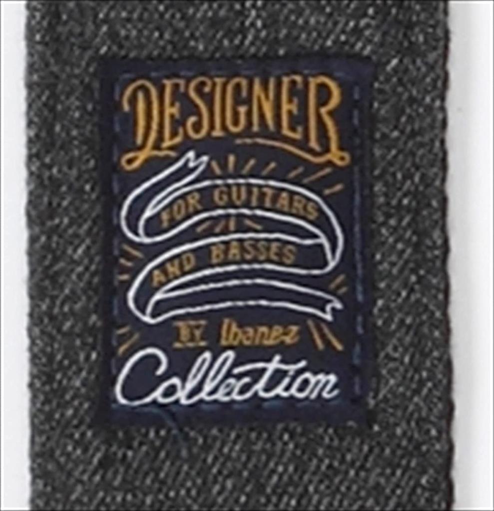 Ibanez DCS50D-BKD: A simple yet stylish guitar/bass strap (denim-style black)