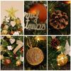 Large Encrypted Flickering Christmas Tree Ornament Set for Living Room Decor