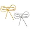 Elegant Bowknot Rings Adjustable Size Rings Bow Finger Rings Decoration Handmade Jewelry Stylish Accessory for Parties