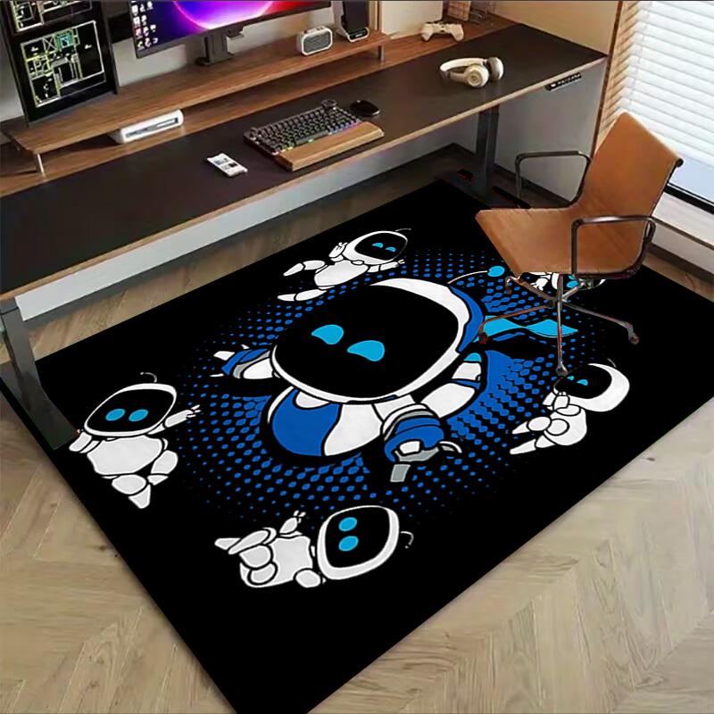 Space Odyssey Characters Carpet For Playroom Bedroom Living Room Sofa Home Decorkids Game Area Rug Nonslip Floor Mat