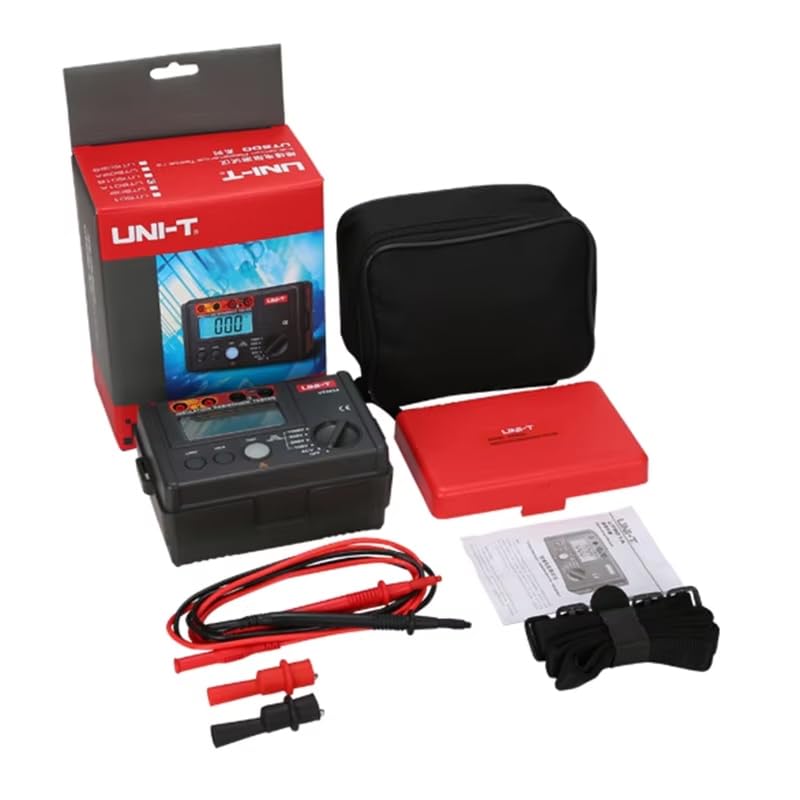 UT501A Digitaler Megger mit LCD 1000V Isolationswiderstandsprüfgerät UNI-T Hintergrundbeleuchtung,