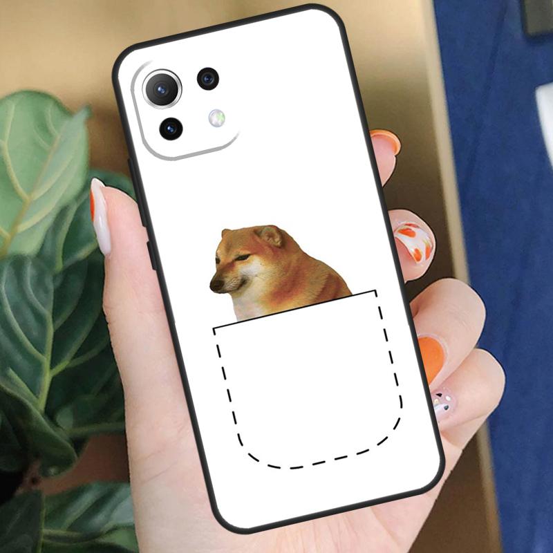 Cheems Doge Case For Xiaomi 15T 14T 13T Pro 14 15 Ultra 17 Pro Max POCO X7 F8 Pro X5 X6 F5 F6 F7 Coque