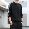 Men's Autumn Round Neck Hoodie, Korean Style, Trendy Long Sleeve T-shirt, Hong Kong Style Versatile Base Layer