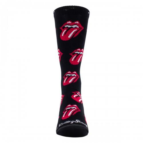 The Rolling Stones Unisex Adult Repeat Logo Crew Socks