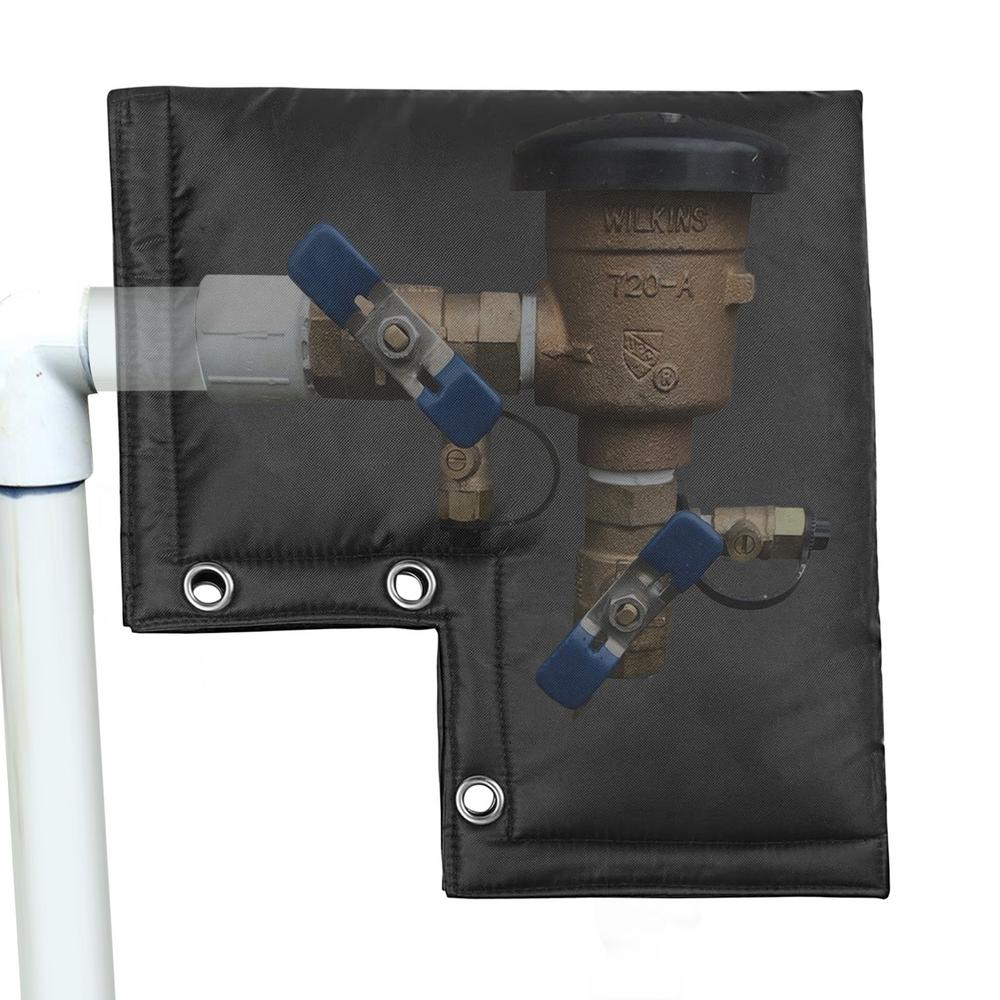 

Backflow Valve Cover Insulated Sprinkler Valve Cover 5 Layers Water Pipe Insulation Waterproof Pressure Vacuum Breaker Cover For чорний