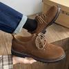 Kangsen Men's Cow Suede Low-Top Martin Boots - 2025 Autumn Casual Trend