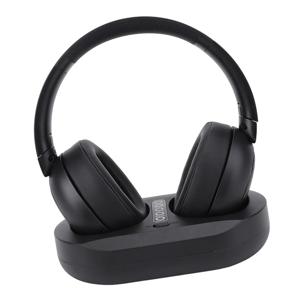 Wireless Headphone for TV Watching 2.4G Bluetooth 5.3 Wireless TV Headset with Charging Base for Seniors Elderly