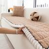 Verdickte Plüsch Sofabezug Handtuch Einfacher Möbelschutz Universal Rutschfest Waschbar Couchdecke für Wohnzimmer fundas sofa