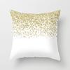 New Black and White Simple Printed Pattern Peach Leather Velvet Pillowcase Home Sofa Cushion Pillowcase