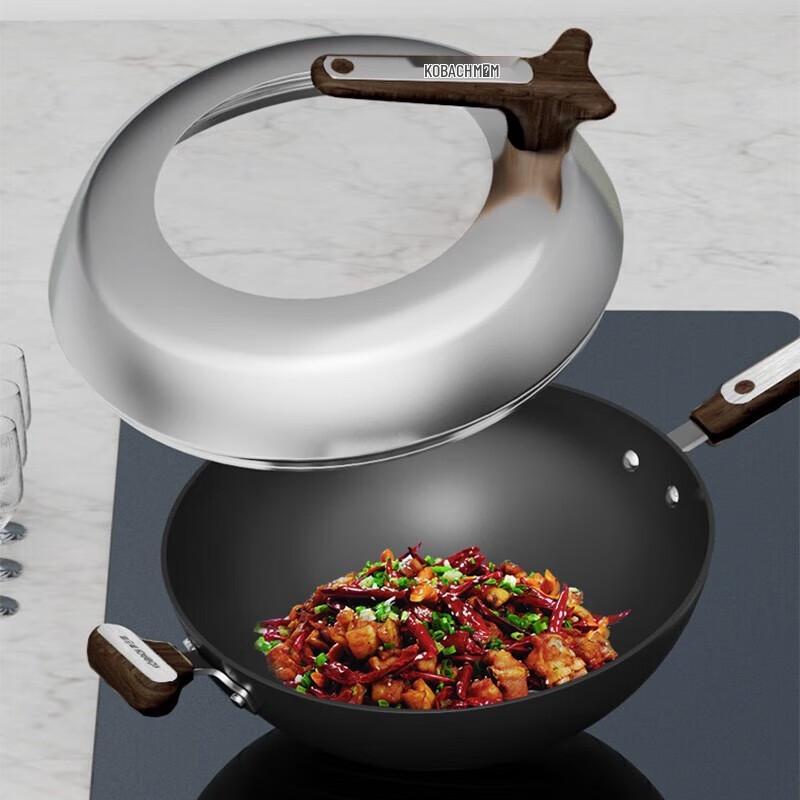 Kambach 32cm Cast Iron Wok