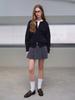 General Idea Formal Pleated Mini Skirt [Charcoal] / Gf1Lsk501