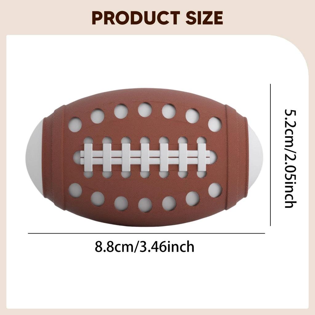 Beach Rugby Ball Water Play Ball for Kids Small Pool Football Silicone Toy for Outdoor Sports