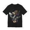 Floral Skull Graphic T-Shirt: Gothic Art Unisex Tee