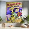 Cartoon EEd Edd N Eddy Anime Printed Large Wall Tapestry Cheap Hippie Wall Hanging Bohemian Wall Tapestries Mandala Home Decor
