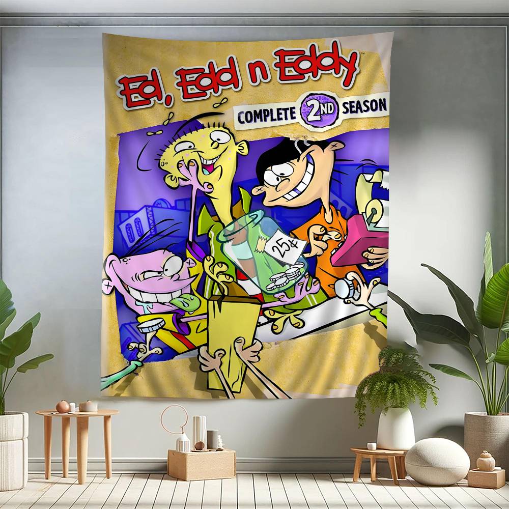 Cartoon EEd Edd N Eddy Anime Printed Large Wall Tapestry Cheap Hippie Wall Hanging Bohemian Wall Tapestries Mandala Home Decor