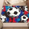 Soccer Ball Printed Carpet for Bedroom Living Room Bathroom Hallway Home Decoration Anti-slip Soft Entrance Doormat Area Rug