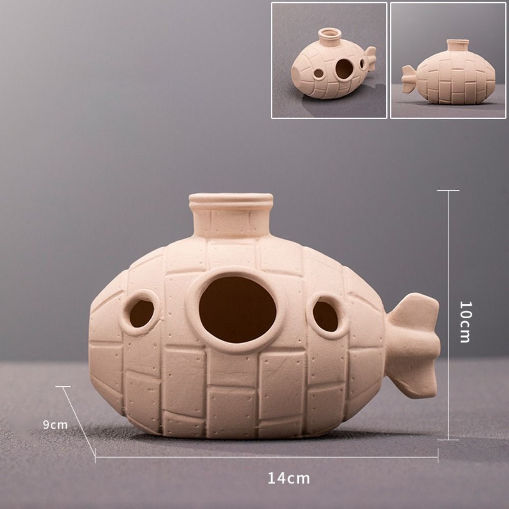 Ceramic Aquarium Shrimp Hideaway Multi-style Decorative Fish Hiding Shelter Creativity Multifunctional