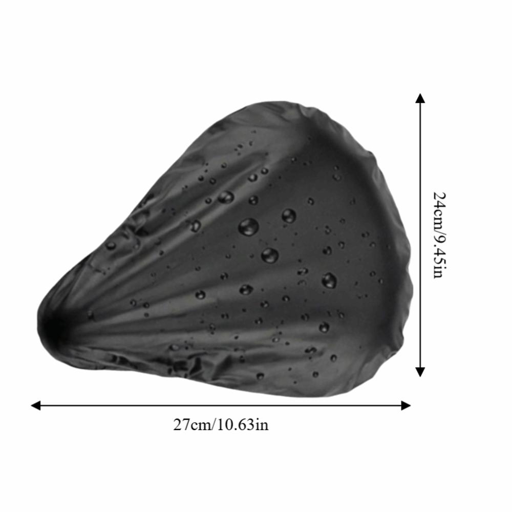 3PCS Waterproof Bike Seat Cover Elastic Fit Bicycle Saddle Dust Cover  Daily Riding