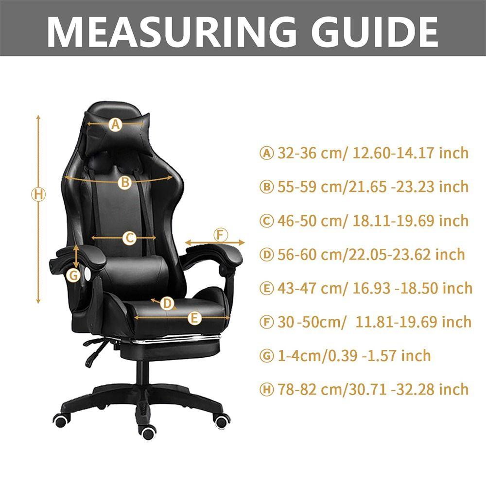 1Set Dustproof Chair Cover Set Fleece Jacquard Seat Protect Cover for Office Computer Chair