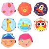 Wood Mini Tambourine Hand Bell Drum for Toddlers Kids 6inch Cute Tambourine Kids Wood Percussion Instrument