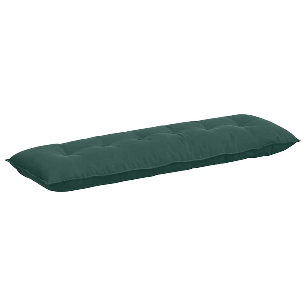 Back Cushion Dark Green 160 X 50 Cm Cord Fabric