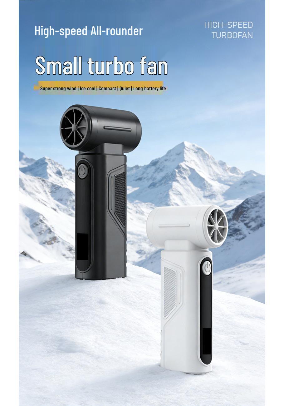 

Portable Long-Life USB Rechargeable Turbine Fan for Outdoor Cooling 102*46*27.5 mm