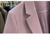 Women's Black Blazer: Autumn 2025 Casual Loose Fit, Korean Style, Elegant Commuter Suit Jacket