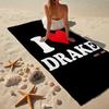 Drake Fashion Beach Towel: Ideal for Summer Adventures Soft, absorbent and quick drying suitable for swimming and bathing