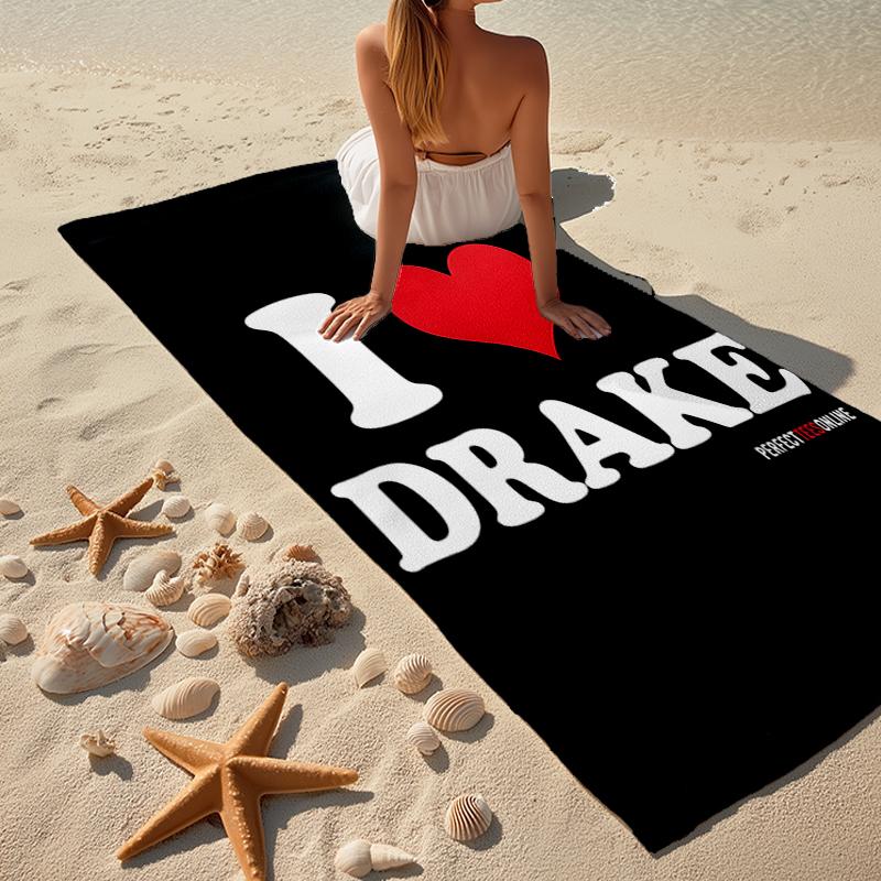 Drake Fashion Beach Towel: Ideal for Summer Adventures Soft, absorbent and quick drying suitable for swimming and bathing