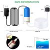 New Silent Fish Water Pump Mini 5V 1W Oxygen Air Pump Adjustable Speed USB Charging Air Compressor Fish Tank