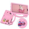 Case for Samsung Galaxy Tab A7 Lite 8.7 T220/T225, Cute Patterns, with stand, Pink