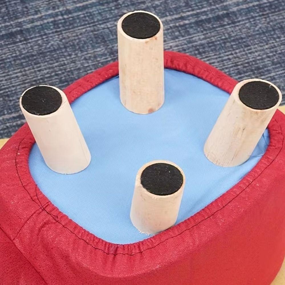 Durable Seating Chair Solid Wood Legs Elephant Footstool Kids Elephant Stool Living Room