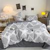 Washed Cotton Bedding Four-piece Set, Quilt Cover, Bed Sheet, Dormitory Three-piece Set